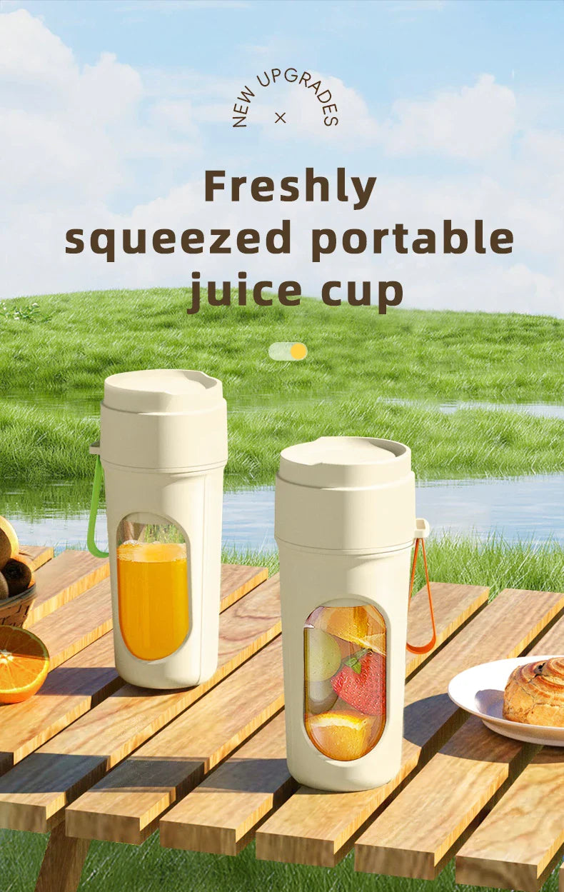 500ML Portable Electric Blender 40W USB Rechargeable Cordless Juicer High Powerful Juicer Cup For Smoothie Milkshake