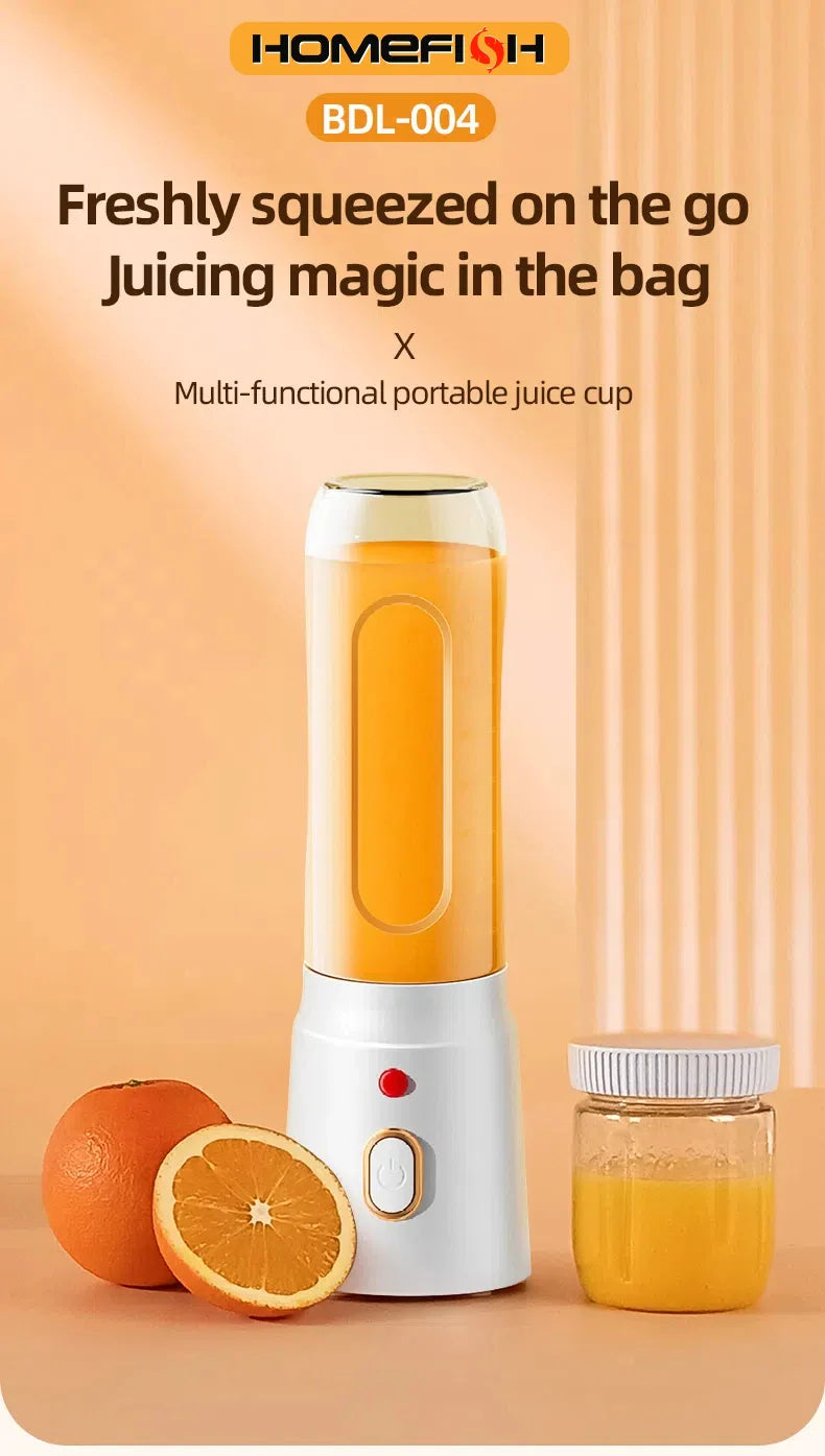 500ML Portable Electric Blender 40W USB Rechargeable Cordless Juicer High Powerful Juicer Cup For Smoothie Milkshake
