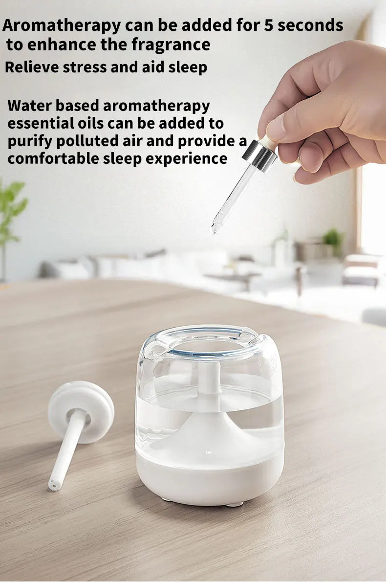 650ML Portable Humidifier Air Humidifier Essential Oil Home Bedroom Aroma Diffuser With Colorful Night Lights USB Humidifier
