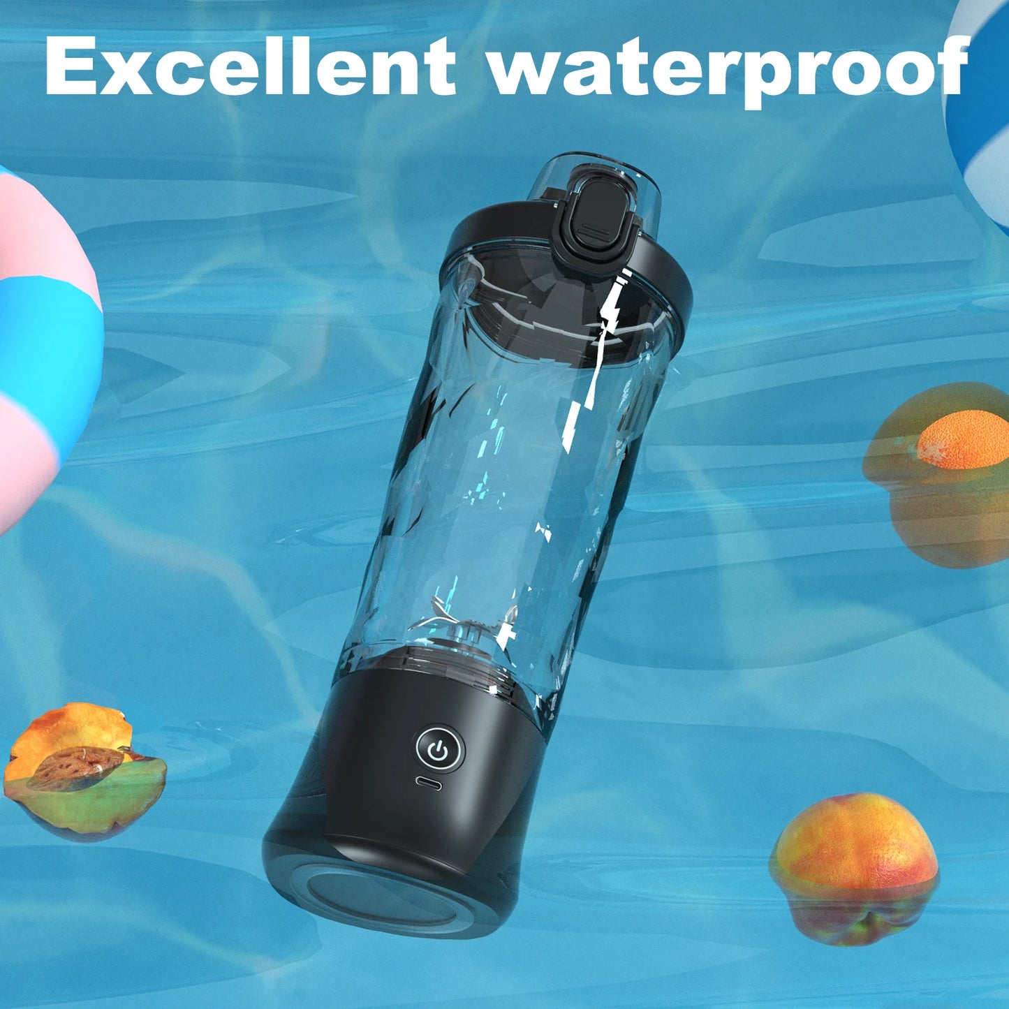 Portable Juicer Blender 600ml Electric Fruit Juicer USB Charging Lemon Orange Fruit Juicing Cup Smoothie Blender Machine
