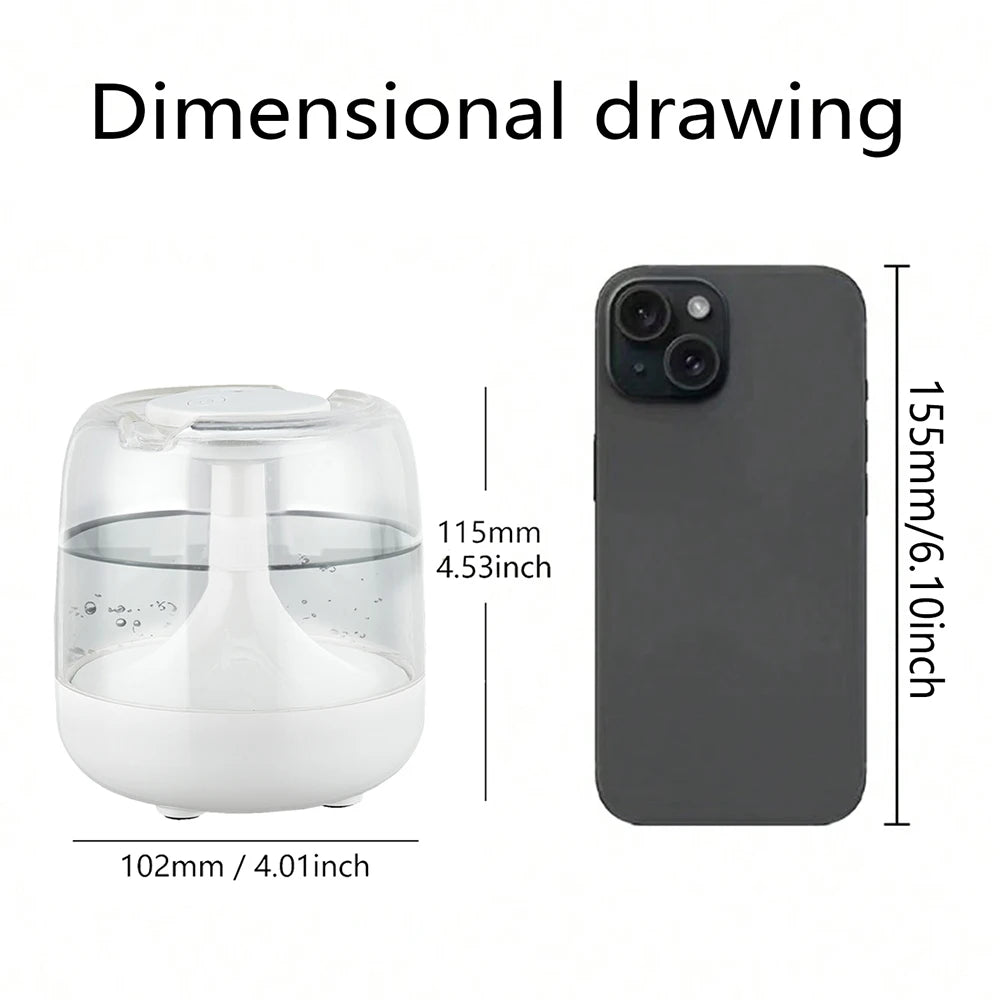 650ML Portable Humidifier Air Humidifier Essential Oil Home Bedroom Aroma Diffuser With Colorful Night Lights USB Humidifier