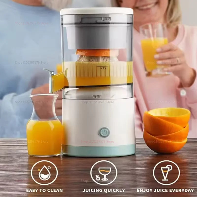 7.4V Portable Electric Juicer USB Rechargeable Fruit Blender For Orange Lemon Juicing Household Personal Juice Squeezer Mixer - elia