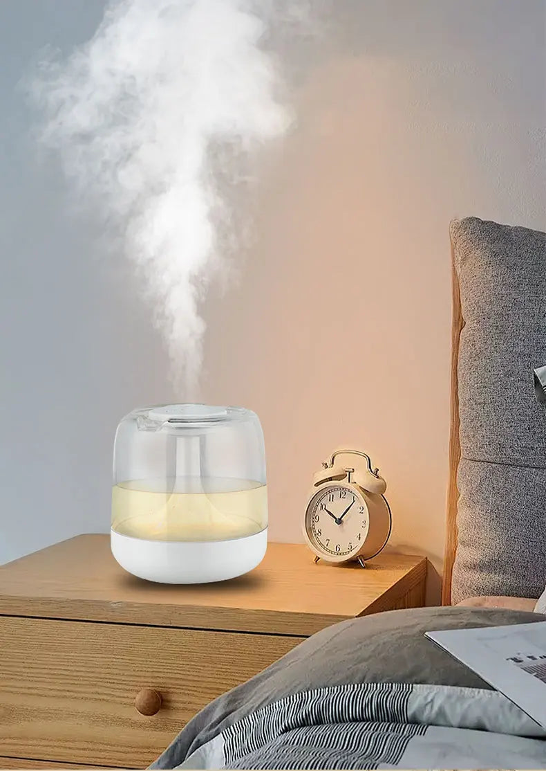 650ML Portable Humidifier Air Humidifier Essential Oil Home Bedroom Aroma Diffuser With Colorful Night Lights USB Humidifier