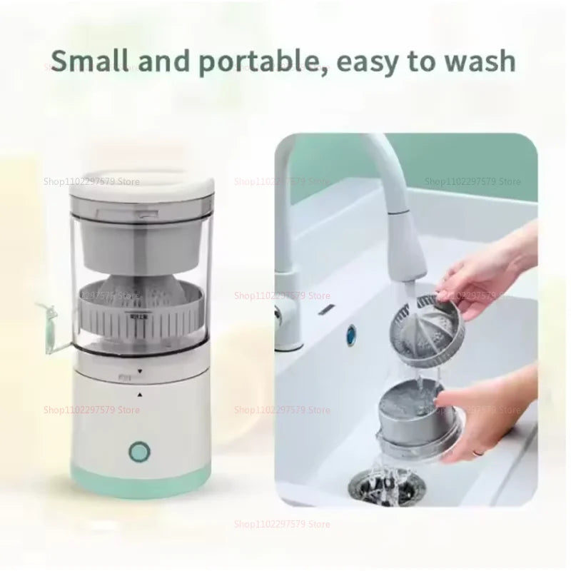 7.4V Portable Electric Juicer USB Rechargeable Fruit Blender For Orange Lemon Juicing Household Personal Juice Squeezer Mixer - elia