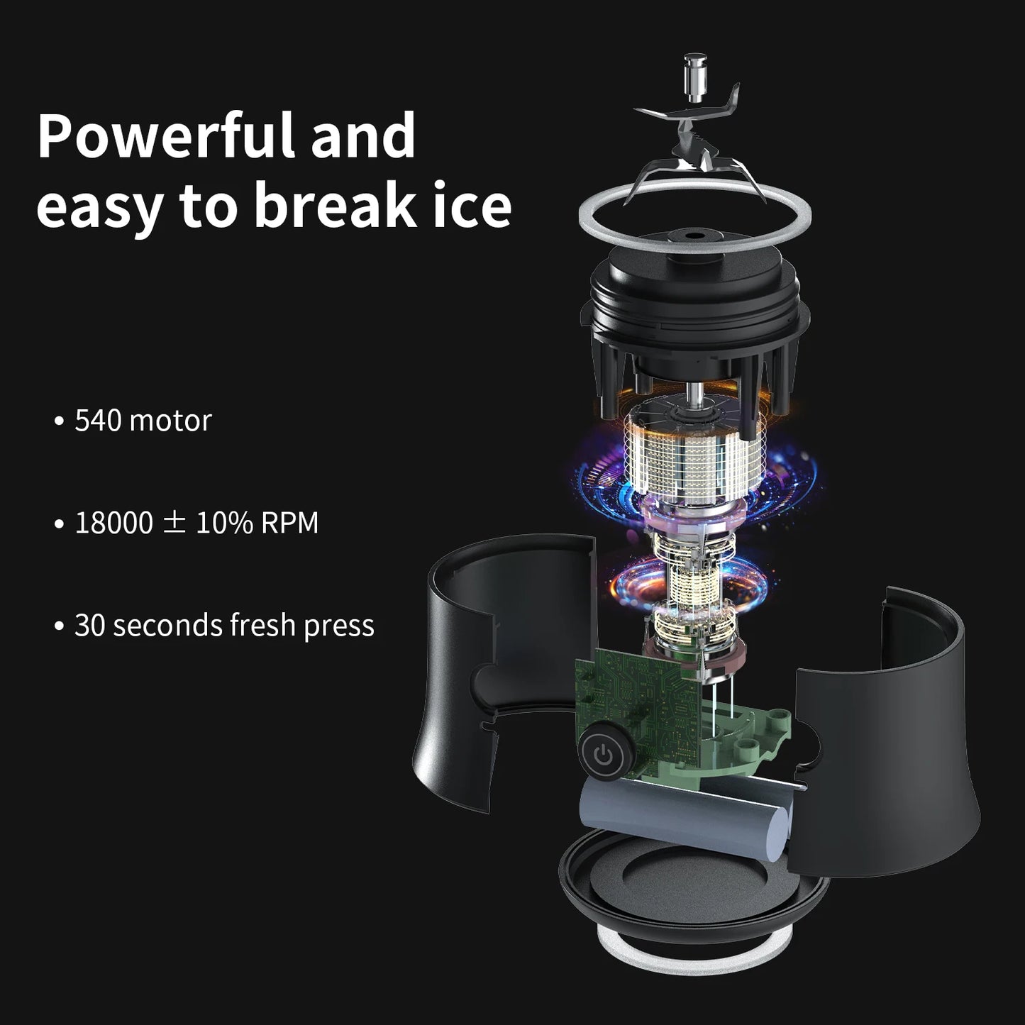Portable Juicer Blender 600ml Electric Fruit Juicer USB Charging Lemon Orange Fruit Juicing Cup Smoothie Blender Machine