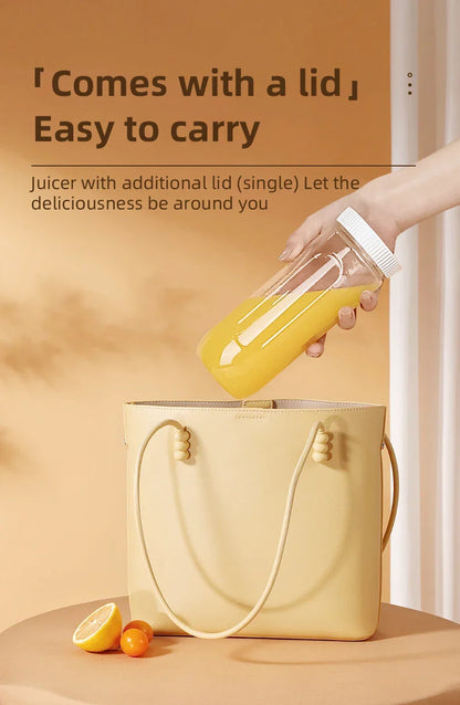 500ML Portable Electric Blender 40W USB Rechargeable Cordless Juicer High Powerful Juicer Cup For Smoothie Milkshake