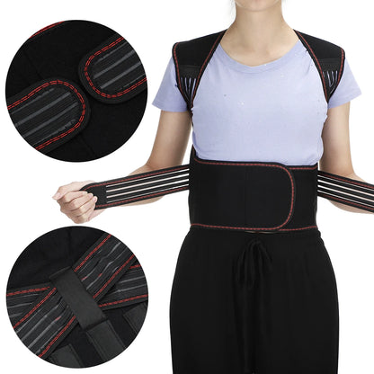 Self Heating Back Support Waist Brace Magnetic Heating Corrector Belt Back Posture Corrector Spine Back Lumbar Belt N Neck Brace