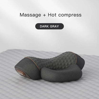 3 In 1 Neck Massager Pillow Electric Cervical Pillow Lifting Traction Relax Hot Compress Vibration Massage Neck Pain Relief