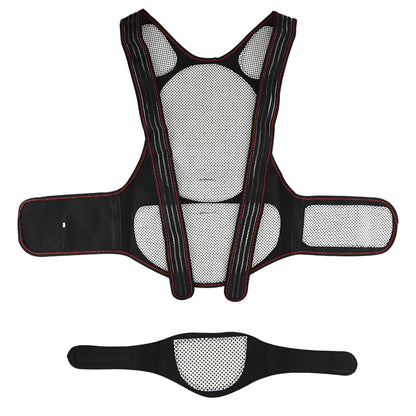 Self Heating Back Support Waist Brace Magnetic Heating Corrector Belt Back Posture Corrector Spine Back Lumbar Belt N Neck Brace