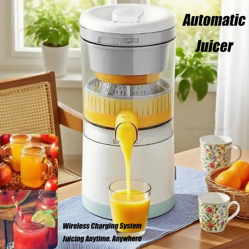7.4V Portable Electric Juicer USB Rechargeable Fruit Blender For Orange Lemon Juicing Household Personal Juice Squeezer Mixer - elia