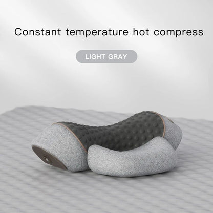 3 In 1 Neck Massager Pillow Electric Cervical Pillow Lifting Traction Relax Hot Compress Vibration Massage Neck Pain Relief