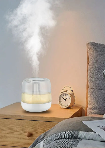 650ML Portable Humidifier Air Humidifier Essential Oil Home Bedroom Aroma Diffuser With Colorful Night Lights USB Humidifier