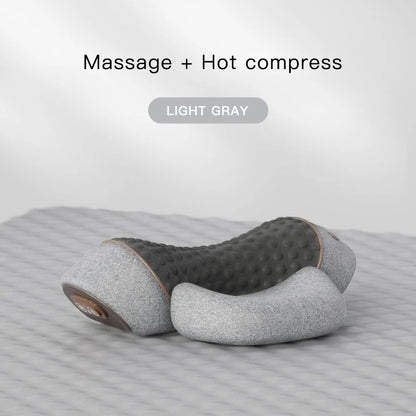 3 In 1 Neck Massager Pillow Electric Cervical Pillow Lifting Traction Relax Hot Compress Vibration Massage Neck Pain Relief
