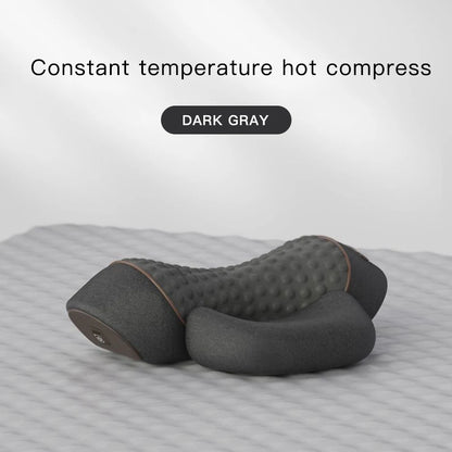 3 In 1 Neck Massager Pillow Electric Cervical Pillow Lifting Traction Relax Hot Compress Vibration Massage Neck Pain Relief